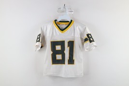 Vtg 90s Childs Size Large Spell Out Green Bay Packers Football Jersey White USA - £24.46 GBP