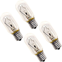 4-Pack 40W T8 E17 Base Light Bulbs for Appliance Microwave Oven Refrigerator - £19.74 GBP