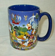 g111 Walt Disney World Mug Cup Disney Parks Pixar Ceramic Many Characters - £17.30 GBP