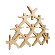 Wooden Balancing Acrobats 10pcs - £25.45 GBP