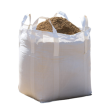 Heavy Duty FIBC Bulk Bag 2200 Lbs, Open Top Flat Bottom, Super Sack - £15.71 GBP