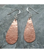 1 Pair Pure Copper + Silver Healing Hook Earrings, Jewelry Spiritual Kriya - $396.39 MXN