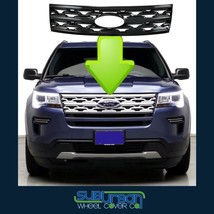 2018-2019 Ford Explorer XLT / Limited GLOSS BLACK Grille Insert # GI/489... - $218.09