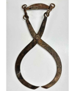 Antique Ice Block Tongs Large Hand-Forged Cast Iron Ice Hook Primitive V... - $40.19 CAD