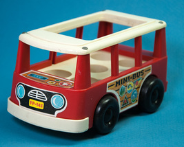 Fisher Price Pre-School Mini Bus #141 Great Shape No People - £7.05 GBP