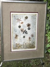 RIGAL Original ABSTRACT MODERN A/P ARTIST PROOF Floral Still Life Italia... - $1,180.00