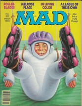 ORIGINAL Vintage Mar 1993 Mad Magazine #317 Melrose Place In Living Color - £15.81 GBP
