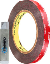 06384 Automotive Acrylic plus Attachment Tape 0.5In X 5Yd, Double Sided - £29.36 GBP