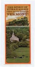 The Spirit of Ethan Allen Vermont Railroad Brochure 1977 - $17.82