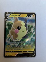 Pokémon TCG Morpeko V Shining Fates 037/072 Holo Ultra Rare - £1.18 GBP