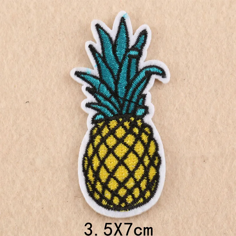 Banana Lemon Cherry Peach Watermelon Fruit Embroidery Patches for Clothing - £12.71 GBP