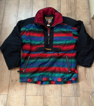 Vintage Obermeyer Jacket Mens S Half Zip Pullover Light Ski Wear Nylon H... - $39.57