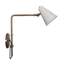 Stilnovo Style Single Light Articulated Sconce Mid-Century Modern Brass ... - £140.37 GBP