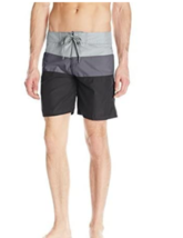 Kanu Surf Mens Phinn Solid Panel Board Short, Grey, Size 34 - £13.99 GBP
