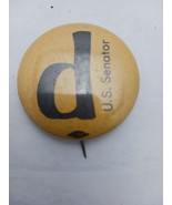 DEE HUDDLESTON KENTUCKY SENATE DEFEATED BY MITCH MCCONNELL 1984 PINBACK ... - $308.98 MXN