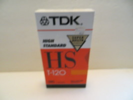 TDK T-120 VHS Tape - $3.95