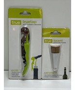 Truetap - Double Hinged Corkscrew &amp; Bottle Light Stopper - $214.58 MXN