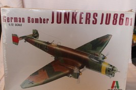 1/72 Scale Italeri, Junkers JU86 Bomber Airplane Model Kit #114 BN Sealed - £55.47 GBP