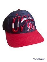 Vintage Nu Image USA ‘96 Embroidered Olympics Hat Red White Blue USA - P... - $340.74 MXN