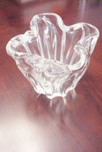 Crystal Vase Free Form 5 1/2 X 7&quot; [*10] - £35.04 GBP