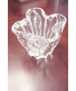 CRYSTAL VASE FREE FORM 5 1/2 X 7&quot; [*10] - $53.55 CAD