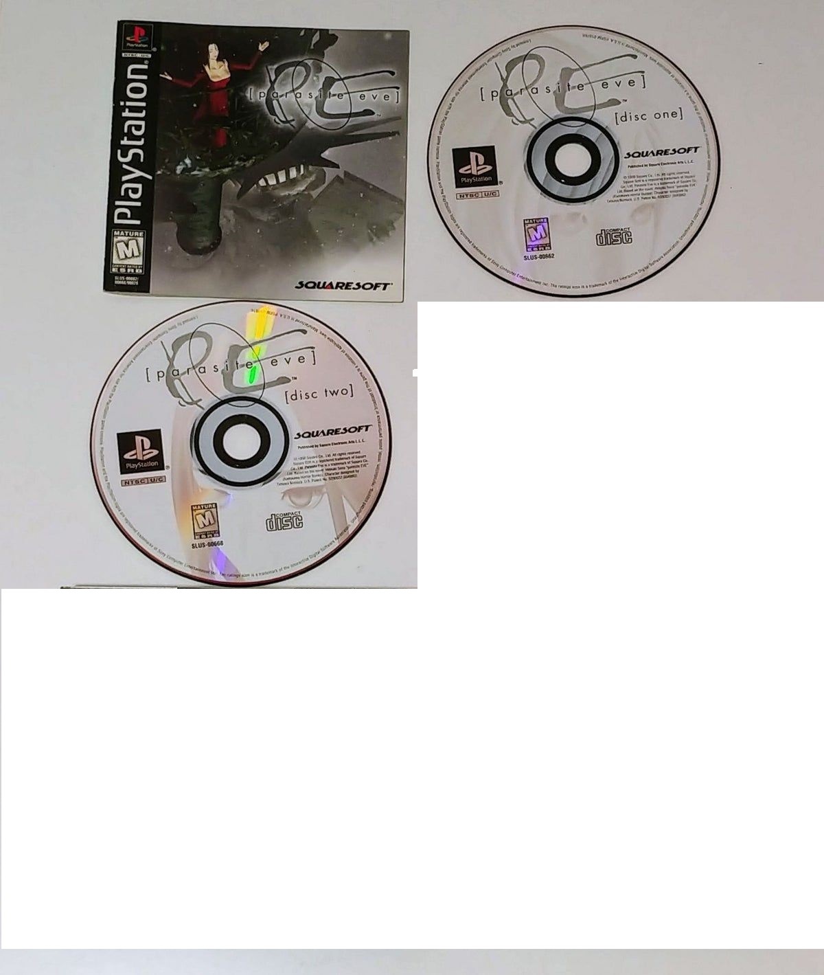 Primary image for PS Parasite Eve w/ manual no case PlayStation PSX