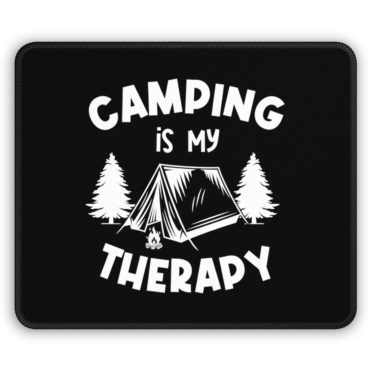 Personalized Camping Mouse Pad: Rustic Adventure for Desk Decor - $14.42