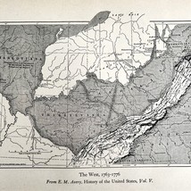 Map 1930 The West Transylvania c1763-77 5.5 x 9&quot; Europe History Ephemera... - $367.32 MXN