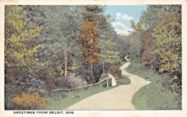 Beloit Wisconsin~Greetings FROM~1919 Postcard - £3.88 GBP