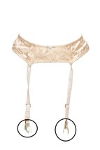 AGENT PROVOCATEUR Femmes Porte-Jarretelles Luxe Élégante Beige Taille AP 2 - £24.35 GBP