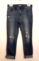 Old Navy Stretch Denim Jeans sz 4 Rockstar Super Skinny Cropped Ankle di... - $14.78