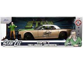 1963 Lincoln Continental Gold and Silver Metallic with Green Hood and &quot;Stan Lee - £43.17 GBP