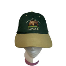 Alaska Shirt Company Embroidered Hat Bear &amp; Mountains Green Snapback Cap NEW - £7.34 GBP
