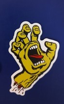 Santa Cruz Yellow Screaming Hand Sticker - £3.16 GBP