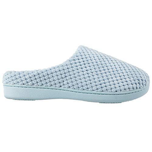 ISOTONER Women's Textured Microterry Low Back Slippers with Memory Foam, Bonnie  - $28.53