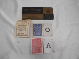 Antique 1938 PARKER BROTHERS CROSSWORD LEXICON GAME REGULAR SOLITAIRES D... - $19.79