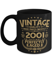 Vintage Birthday Mug Funny Coffee Mug For Him 2001 Perfectly Aged Bday P... - £14.31 GBP