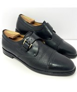 Mezlan Men’s Istanbul Monkstrap Cap Toe Dress Shoe Sz 10.5 Black Leather... - €63,60 EUR