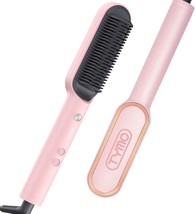 TYMO Ring Professional Salon Hair Straightener Brush Iron w/ Built-in Comb - $39.59