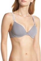 NATORI 731080 Rose Dream Custom Coverage Underwire Bra Sz 34DDD Quicksilver - $25.99