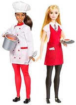 Barbie Chef &amp; Waiter Dolls - £36.19 GBP
