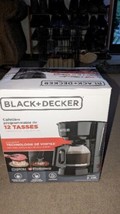 Black &amp; Decker CM0915BKD Coffee Maker, Black, 12-Cup - Quantity 1 - £38.87 GBP