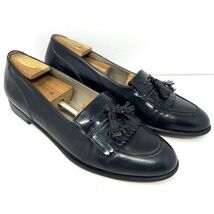 Vintage Bally Men’s Kiltie Tassel Loafer Sz 11.5 D Black Leather Made In... - $49.45