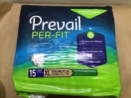 Incontinence Daily Briefs Disposable Adult Prevail Size XL Max Absorb 60 Total  - £26.86 GBP