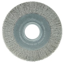 Weiler 06490 8&quot; Medium Face Crimped Wire Wheel .0118&quot; Stainless, Made In... - $147.94