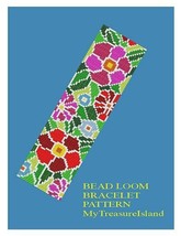 Bead Loom Pattern Floral Mosaic Bracelet Pattern PDF BP_69 - $5.00
