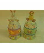 Bunny and Duck Easter Egg figures KE268 - $6.95