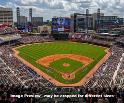 SunTrust Park Freddie Freeman at Bat Atlanta Braves MLB 1520b 48x36-8x10 CHOICES - £19.97 GBP+