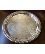 Sheridan Silversmith Silver Plated 12&quot; Round Serving Tray Platter - £51.59 GBP