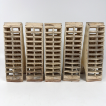 Lot of 5 Vintage DEARBORN Space Gas Heater Insert Grate Bricks - $55.00